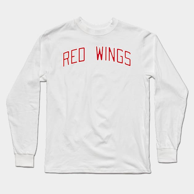 Red Wings Long Sleeve T-Shirt by teakatir